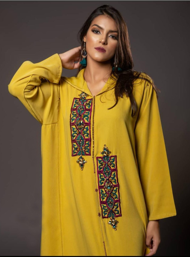 moroccan dress with hood
