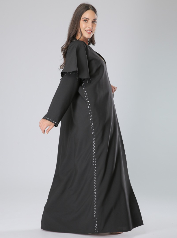 black cape abaya