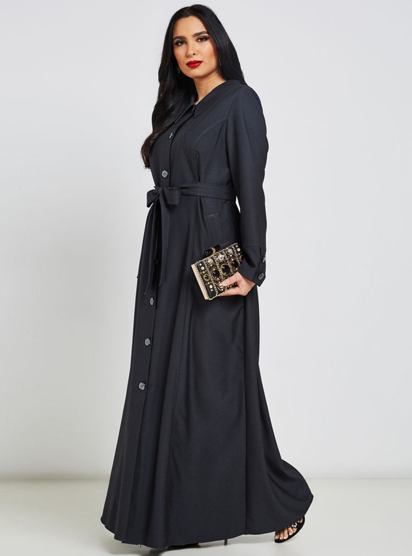 long abaya coat style