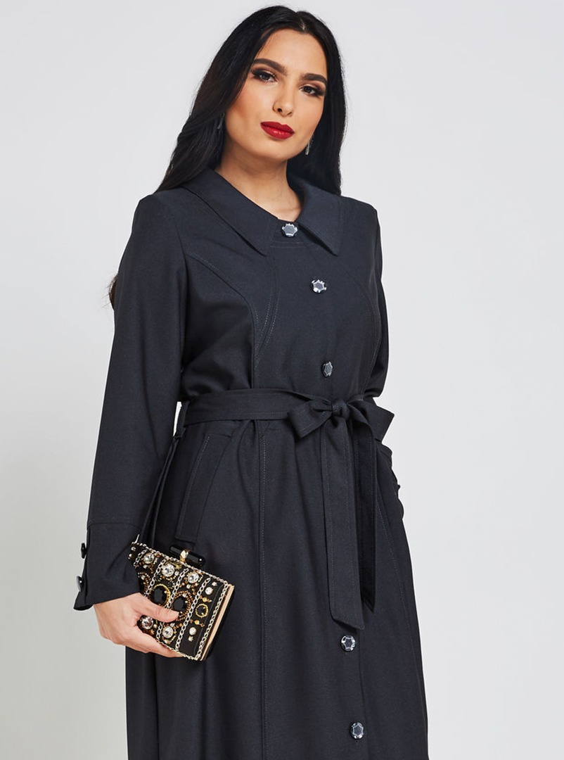 Latest Stylish Abaya Coat Designs - HijabiWorld