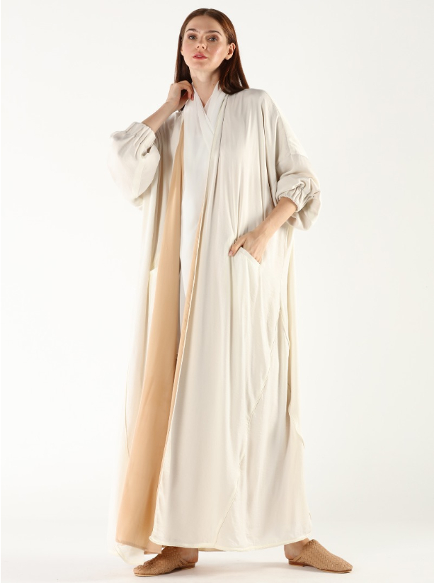 white abaya design