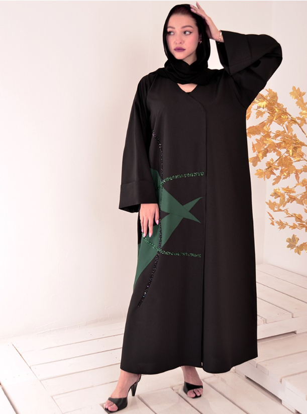 long abaya frock design