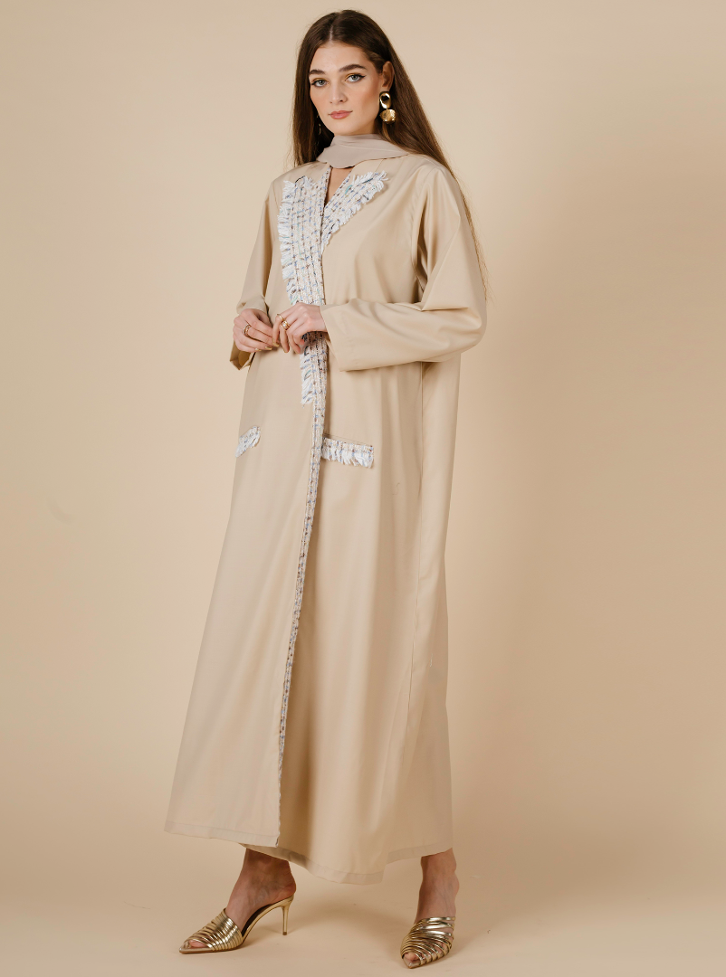 tweed abaya