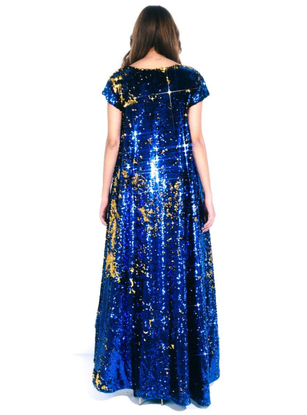Sapphire The Sapphire dress is a sequined formal dress featuring an ...